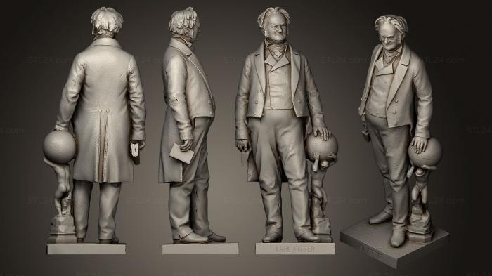 Statues of famous people (Carl Ritter, STKC_0293) 3D models for cnc